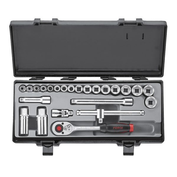 24PC 3/8" Drive Surface Socket Combination Set 6MM–22MM