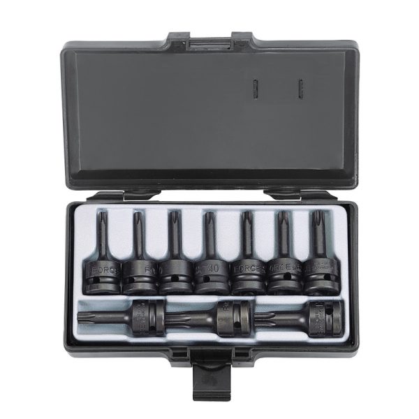 10PC 1/2" Drive Star Impact Socket Bit Set T20-T70 60MM Length