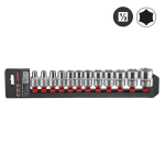 12PC 1/2" Drive 6PT Socket Set 5/16" - 1" - Image 4