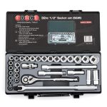 32PC 1/2" Drive Socket Set 8-32MM 12PT - Image 3