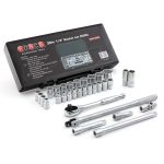 32PC 1/2" Drive Socket Set 8-32MM 12PT - Image 4