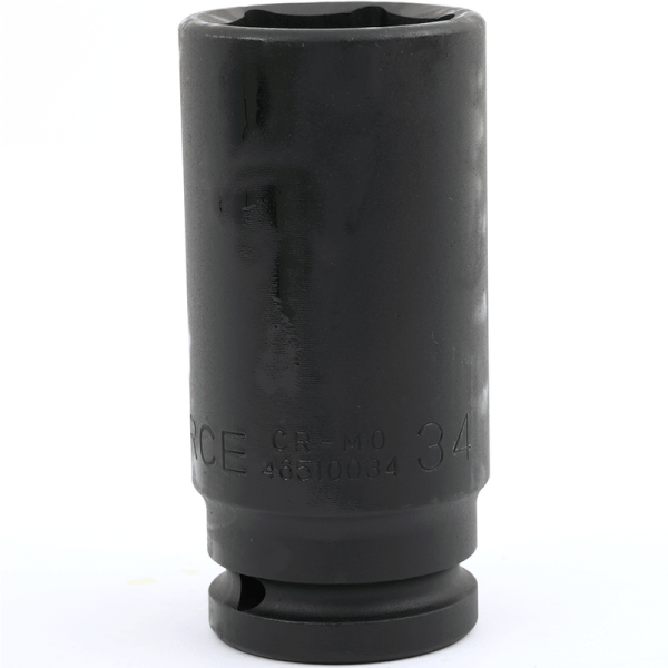 3/4" Drive 6PT Flank Deep Impact Socket 34MM 100MM Length