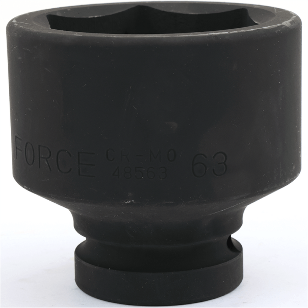 1" Drive 6PT Flank Impact Socket 63MM 85MM Length