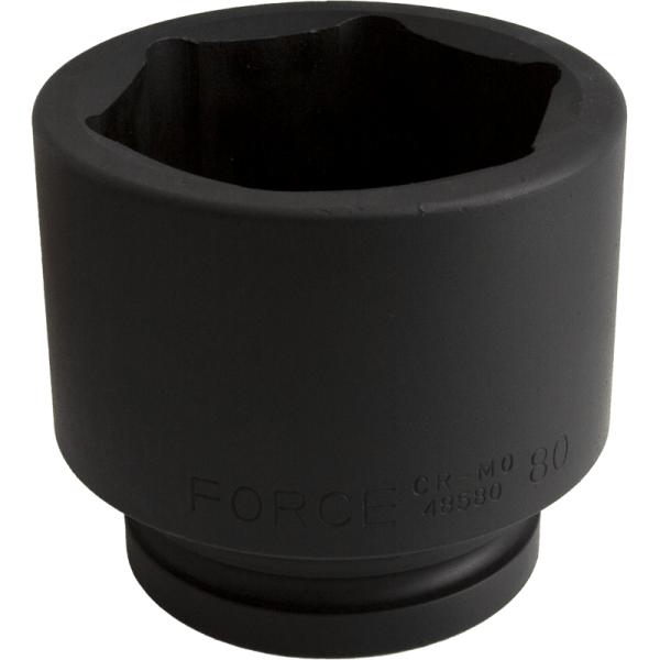 1" Drive 6PT Flank Impact Socket 80MM 100MM Length