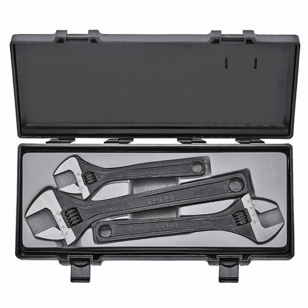 3PC Adjustable Gauged Wrench Set