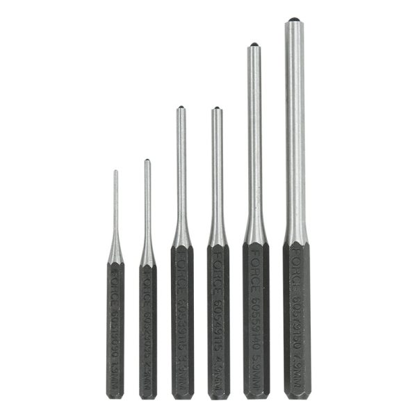 6PC Spring Pin Punch Set 1.9-7.9MM