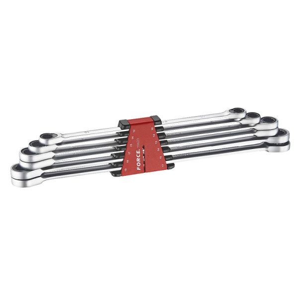 6PC Extra Long Flat Wrench Set 10MM x 12MM - 17MM x 19MM