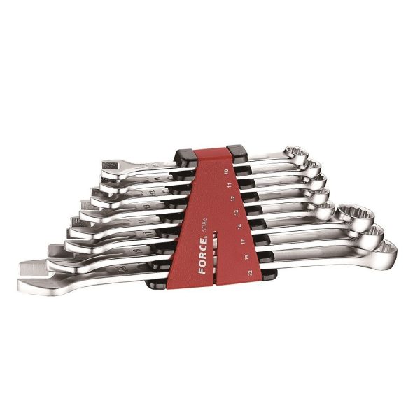 8PC Combination Wrench Set 10-22MM