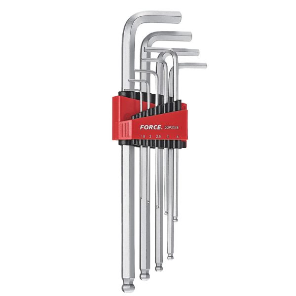 9PC Extra Long Hex Ball Point Key Set 1.5-10MM