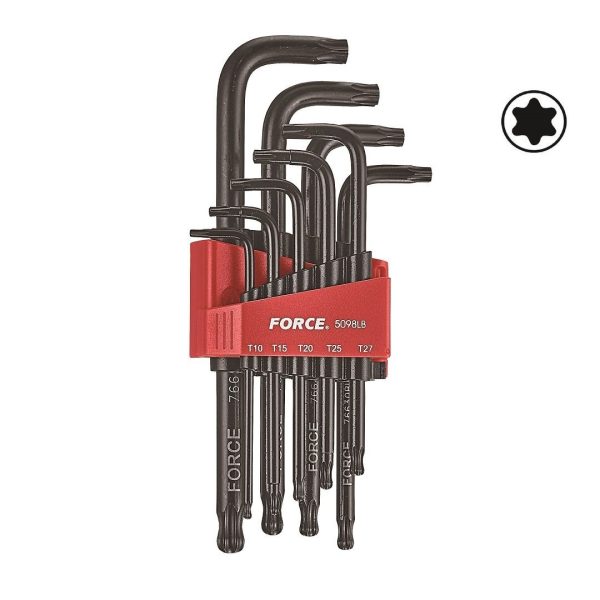 9PC Long Star & Star Ball Point Key Set T10 - T50