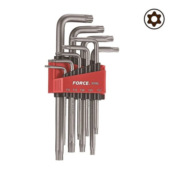 9PC Long Star Tamperproof Key Set T10H - T50H
