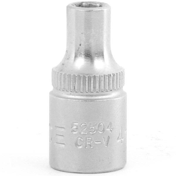 1/4" Drive 6PT Flank Socket 4MM 25MM Length
