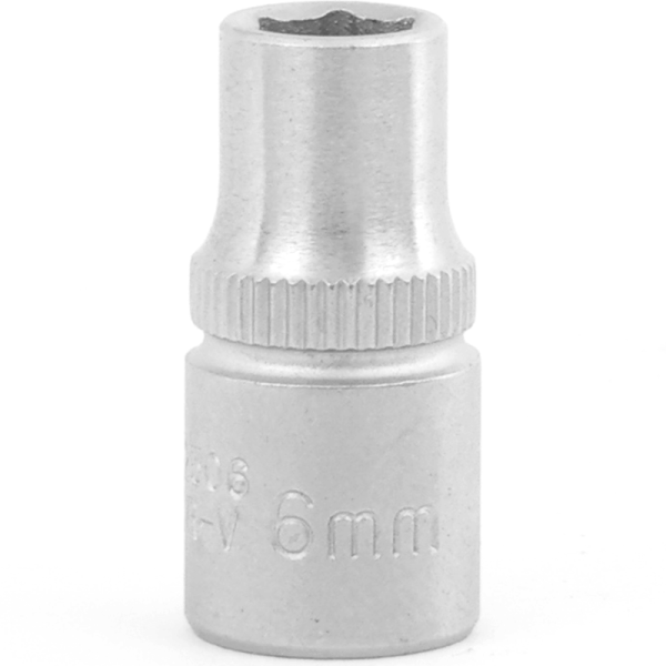 1/4" Drive 6PT Flank Socket 6MM 25MM Length