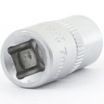 1/4" Drive 6PT Flank Socket 7MM 25MM Length - Image 3