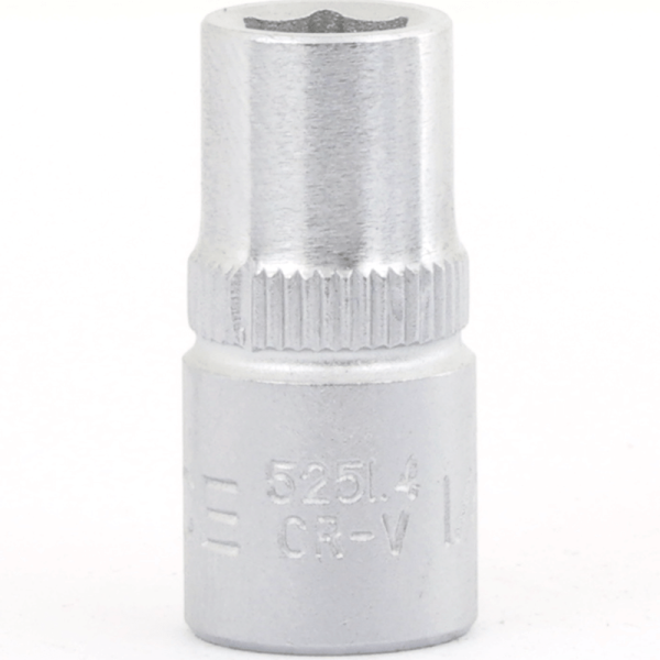1/4" Drive 6PT Flank Socket 1/4" 25MM Length