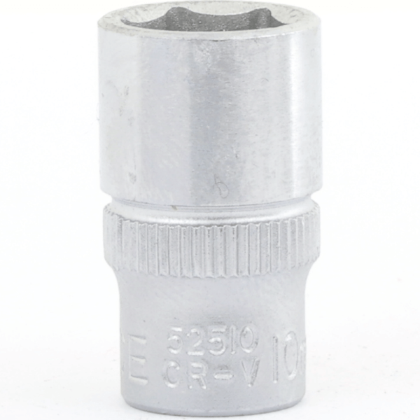 1/4" Drive 6PT Flank Socket 10MM 25MM Length