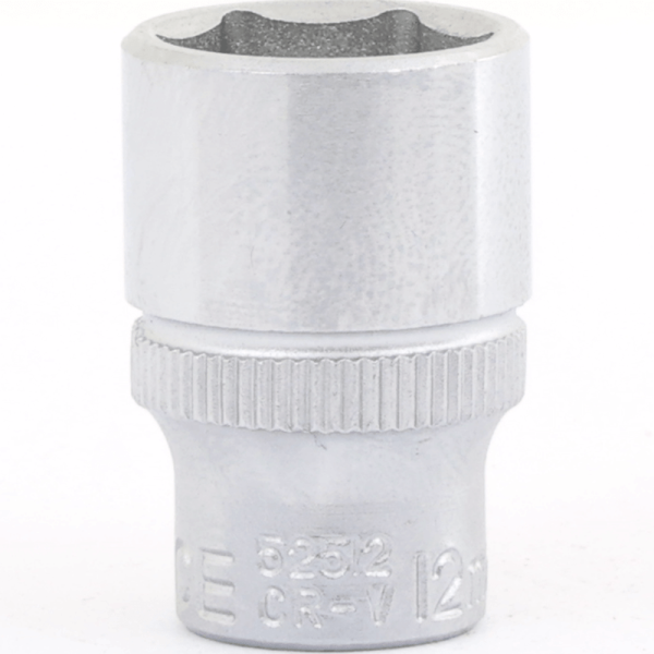 1/4" Drive 6PT Flank Socket 12MM 25MM Length