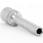 1/4" Drive 6PT Flank Deep Socket 4MM 50MM Length - Image 3