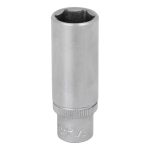 1/4" Drive 6PT Flank Deep Socket 1/2" 50MM Length - Image 2