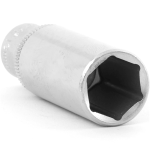 1/4" Drive 6PT Flank Deep Socket 13MM 50MM Length - Image 3