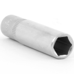1/4" Drive 6PT Flank Deep Socket 5/16" 50MM Length - Image 2
