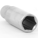 1/4" Drive 6PT Flank Deep Socket 7/16" 50MM Length - Image 3