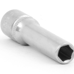 1/4" Drive 6PT Flank Deep Socket 7/32" 50MM Length - Image 3