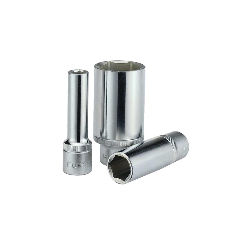 52550_3__02744.1698659738.jpg 1/4" Drive 6PT Flank Socket 7/32" 25MM Length - Image 1