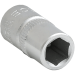 1/4" Drive 6PT Flank Socket 9/32" 25MM Length - Image 2