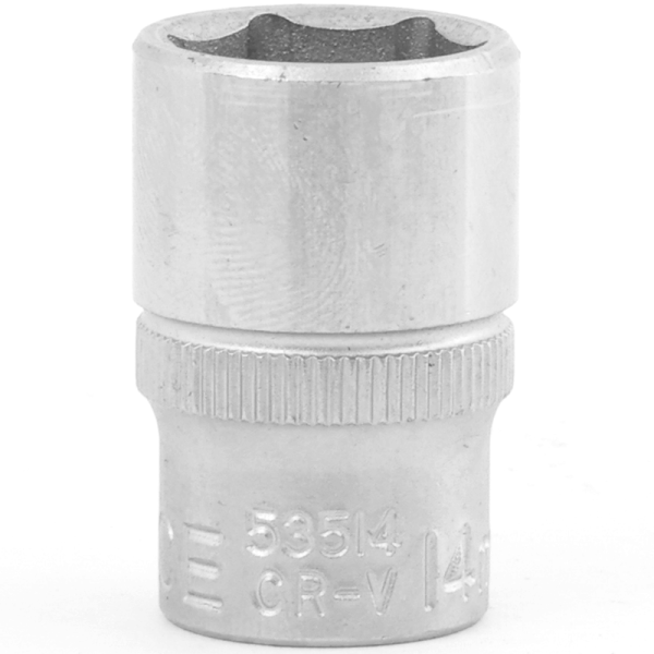 3/8" Drive 6PT Flank Socket 14MM 30MM Length