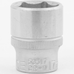 3/8" Drive 6PT Flank Socket 17MM 30MM Length