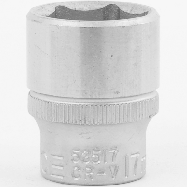 3/8" Drive 6PT Flank Socket 17MM 30MM Length