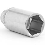 3/8" Drive 6PT Flank Deep Socket 22MM 63MM Length - Image 3