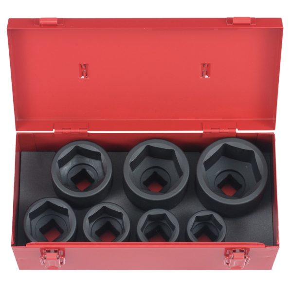 7PC 3/4" Drive 6PT Impact Socket Set
