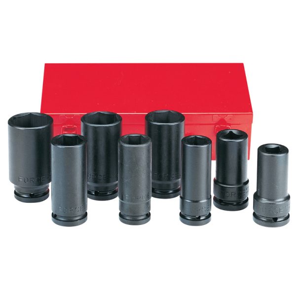 8PC 3/4" Drive Impact Deep Socket Set (SAE)