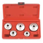 5PC Cap Oil Filter Wrench Set