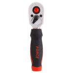1/4" Drive QR Stubby Pear Ratchet Handle 20 Teeth 100MM Length - Image 3
