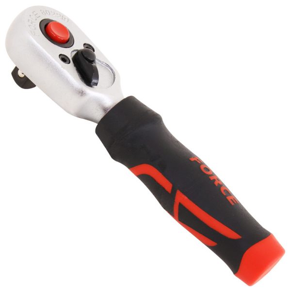1/4" Drive QR Stubby Pear Ratchet Handle 20 Teeth 100MM Length