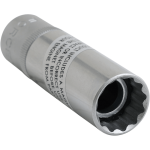 1/2" Drive Magnetic Spark Plug Socket 16MM 70MM Length - Image 2