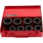 8PC 1" Drive 6PT Flank Impact Socket Set 15/16"-1-5/8" - Image 2