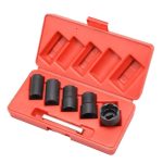 6PC 1/2" Drive Twist Socket Set 50MM Length 17MM 19MM 21MM 23MM 27MM