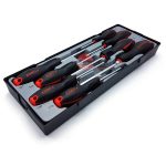 8PC Screwdriver Set Slotted & Phillips