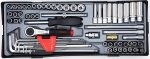 65PC 1/4" 6PT Flank Socket Set - Image 2