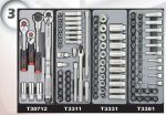 7-Drawer Trolley With 376PC Tools (B) - Image 5