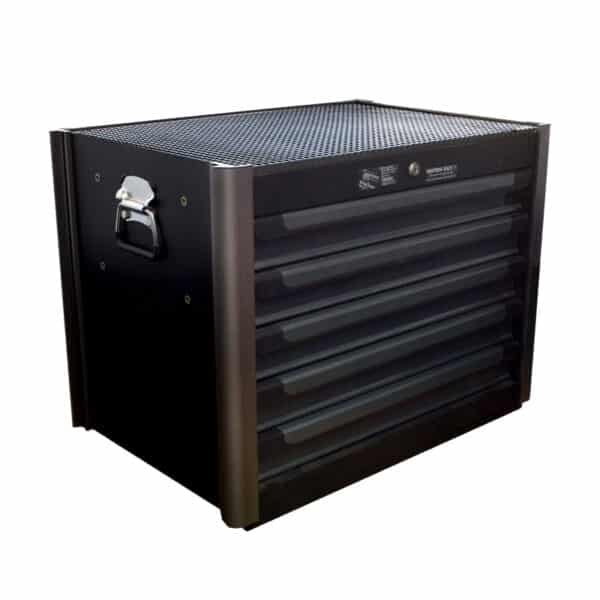 Practical 5-Drawer Tool Box Black