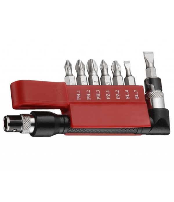 8PC 1/4" Bit & Holder Wrench Set