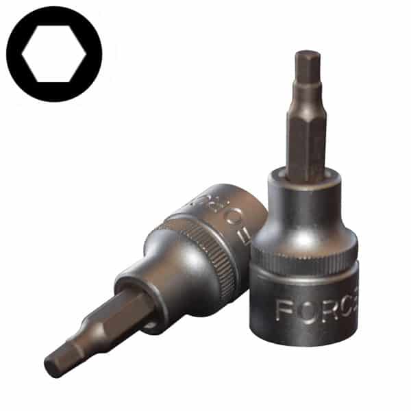 3/8" Drive Hex Socket Bit 4MM 50MM Length