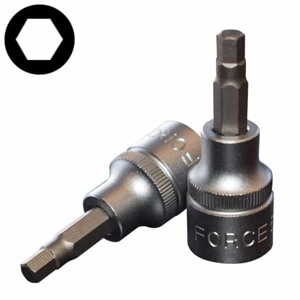 3/8" Drive Hex Socket Bit 5MM 50MM Length