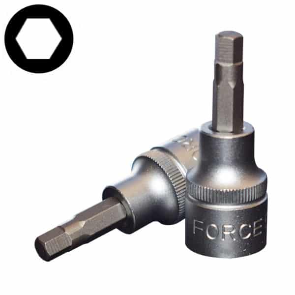 3/8" Drive Hex Socket Bit 5.5MM 50MM Length