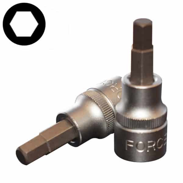 3/8" Drive Hex Socket Bit 7MM 50MM Length
